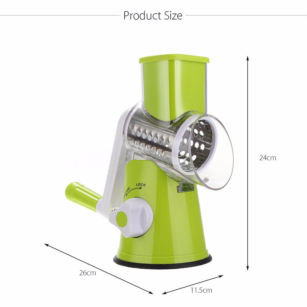 Round Mandoline Vegetable Slicer & Grater