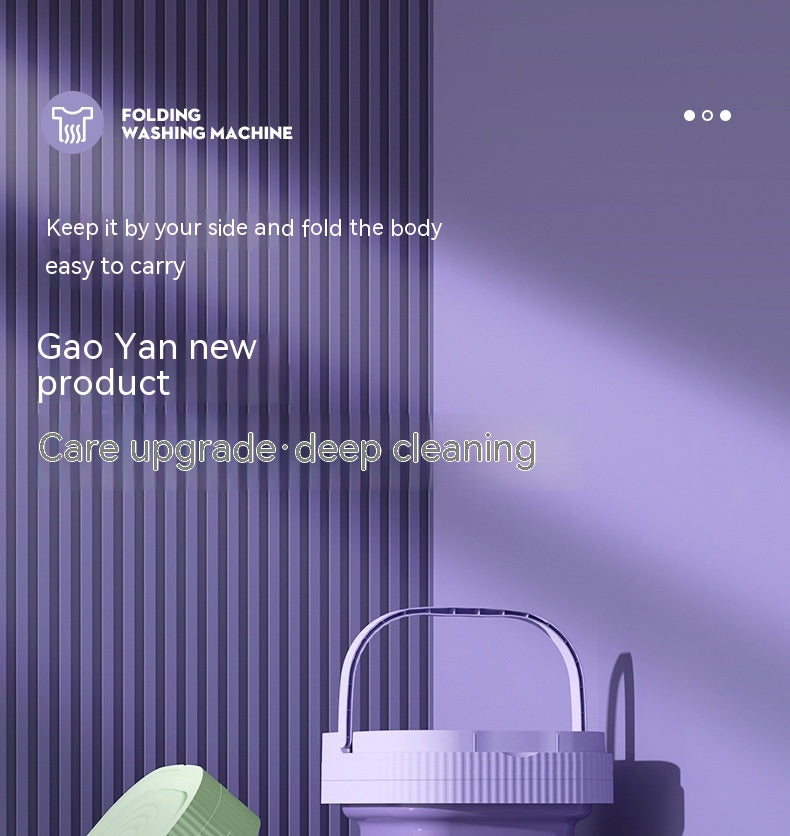 Foldable Mini Washing Machine for Small Clothes