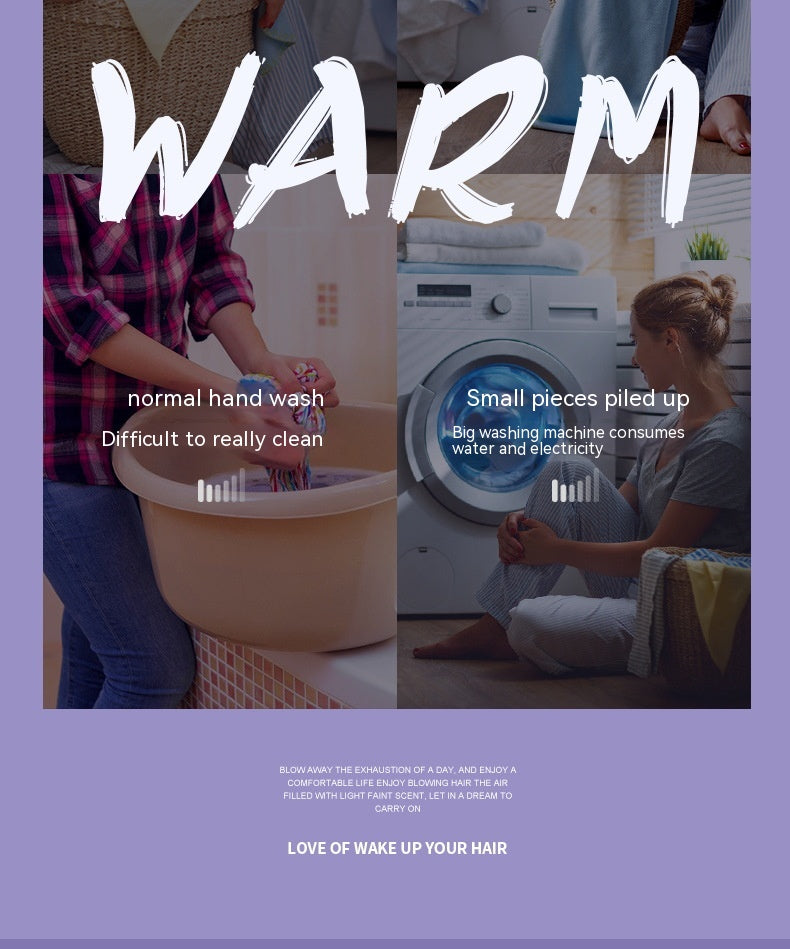 Foldable Mini Washing Machine for Small Clothes