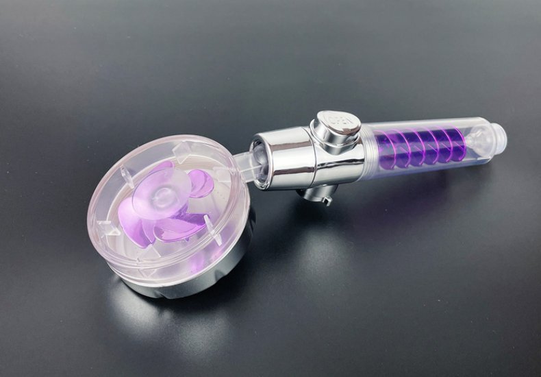 Twin-Turbo Supercharged Shower Head | High-Pressure Propeller