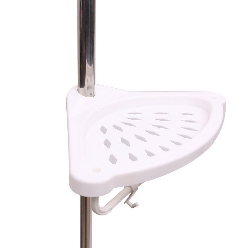 Bathroom Storage Rack Punch Free Telescoping