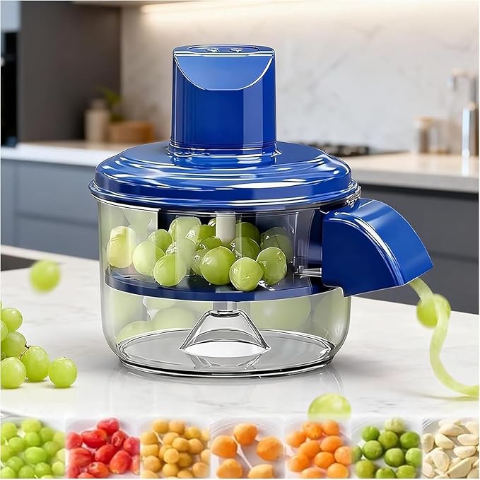 Automatic Electric Grape Peeler | Rechargeable Hands-Free Fruit Skinner