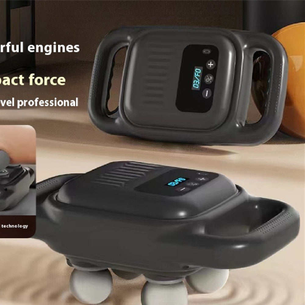 Four-Head Massage Gun – Deep Muscle Vibration